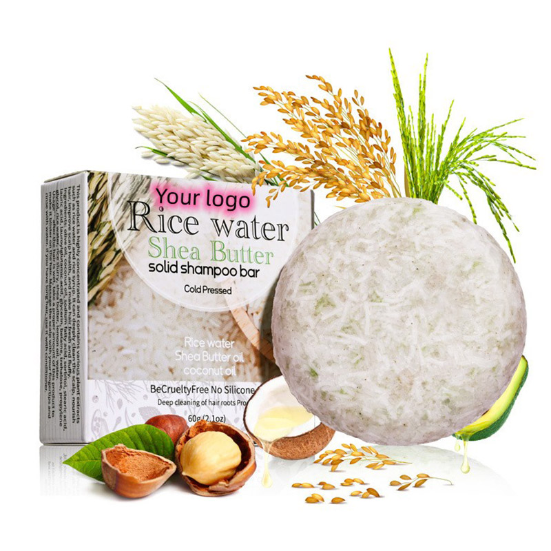 Rice water shampoo bar for hair nourishment